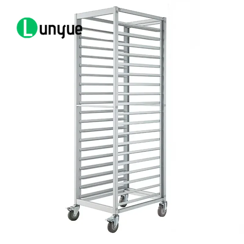 Kitchen Baking Cart - Carro de bandejas móviles de aluminio