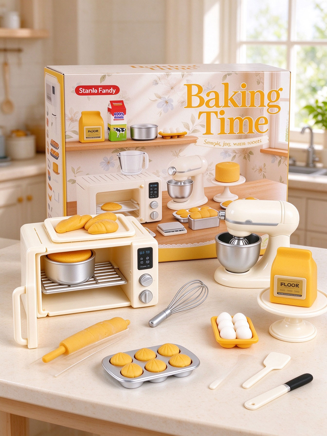 Kitchen Kids Baking Set - Juego de Juguetes de Simulación de