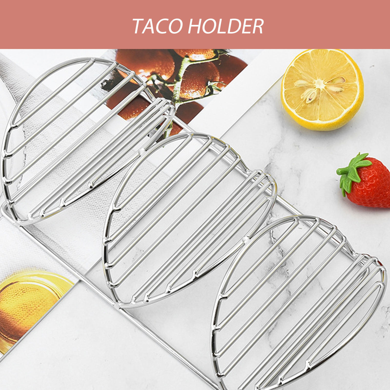Soporte vertical de acero inox - Kitchen Baking Rack reseña y precio