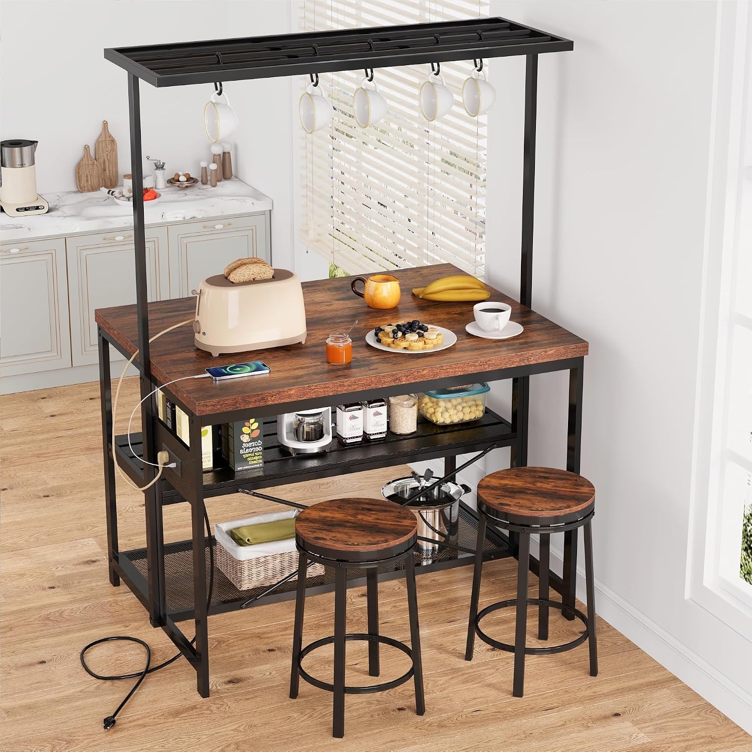 47 pulgadas, isla de cocina co - Kitchen Baking Rack reseña y precio